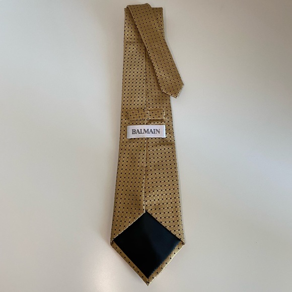 NWOT Balmain Silk Tie - Picture 4 of 7